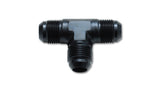 Vibrant -12AN Flare Tee Adapter Fitting - Aluminum - 10485