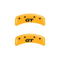 MGP 4 Caliper Covers Engraved Front & Rear MGP Black finish silver ch - 10095SMGPBK