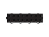 WeatherTech TechFloor - 3in X 12in Tiles(Left Loop) - Black/Black **Order in Qtys of 10 - 51T312LL BK-BK