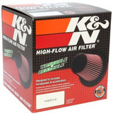 K&N Universal Rubber Filter 6in FLange ID / 7.5in OD / 6in Height / Round Straight - RU-3060