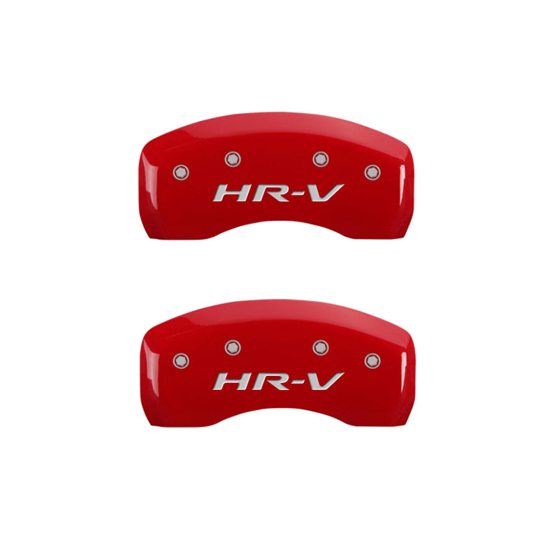 MGP 4 Caliper Covers Engraved Front Honda Engraved Rear HR-V Yellow finish black ch - 20217SHRVYL
