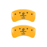 MGP Rear set 2 Caliper Covers Engraved Rear Tiffany Snake Yellow finish black ch - 10010RSBYYL