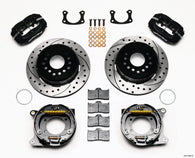 Wilwood Forged Dynalite P/S Park Brake Kit Drilled New Big Ford 2.36in Offset - 140-7582-D
