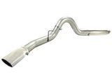aFe MACHForce XP 5in DPF-Back Stainless Steel Exh Sys, polished tip,Ford Diesel Trucks 08-10 V8-6.4L - 49-43054-P