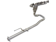 aFe Power Twisted Steel Header & Connection Pipe (Race) 00-06 Jeep Wrangler (TJ/LJ) I6 4.0L - 48-48020-YN