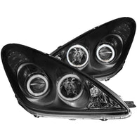 ANZO 2002-2003 Lexus Es300 Projector Headlights w/ Halo Black - 121232