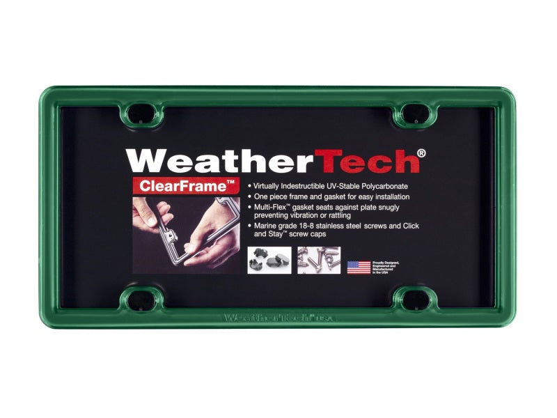 WeatherTech ClearFrame - Green - 8ALPCF18
