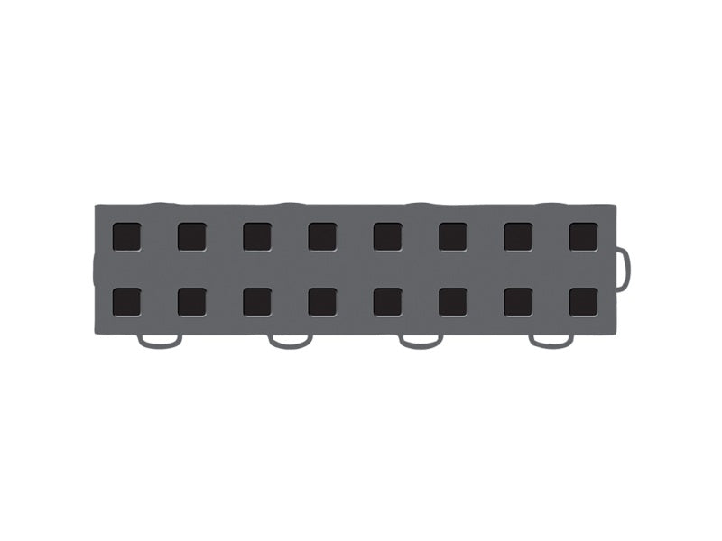 WeatherTech TechFloor - 3in x 12in Tiles(Right Loop) - Dark Grey/Black - 51T312RL DG-BK