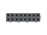 WeatherTech TechFloor - 3in x 12in Tiles(Right Loop) - Dark Grey/Black - 51T312RL DG-BK