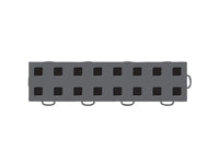 WeatherTech TechFloor - 3in x 12in Tiles(Right Loop) - Dark Grey/Black - 51T312RL DG-BK