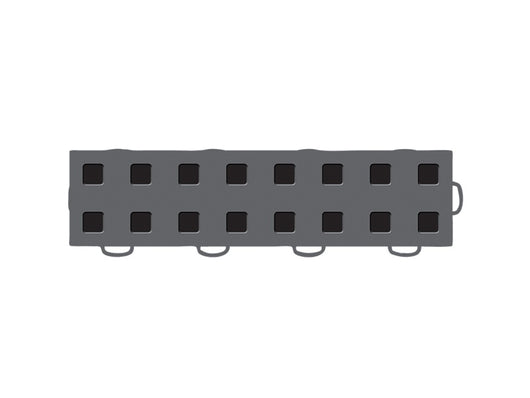 WeatherTech TechFloor - 3in x 12in Tiles(Right Loop) - Dark Grey/Black - 51T312RL DG-BK