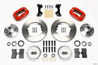 Wilwood Forged Dynalite Front Kit 11.00in Red WWE ProSpindle - 140-9917-R