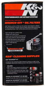 K&N Street Metal Intake System for 01-16 Harley Davidson Softail/Dyna - Shaker Black - RK-3950