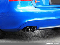 AWE Tuning Audi B8 S5 4.2L Track Edition Exhaust System - Diamond Black Tips - 3020-43014