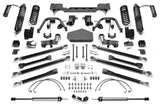 Fabtech 07-18 Jeep JK 4WD 4-Door 3in Crawler System w/DL 2.5 Resi Coilovers & Rear DL 2.25 Shocks - K4065DL