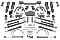 Fabtech 07-18 Jeep JK 4WD 4-Door 3in Crawler System w/DL 2.5 Resi Coilovers & Rear DL 2.25 Shocks - K4065DL