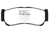 EBC 07-09 Hyundai Santa Fe 2.7 Yellowstuff Rear Brake Pads - DP41982R