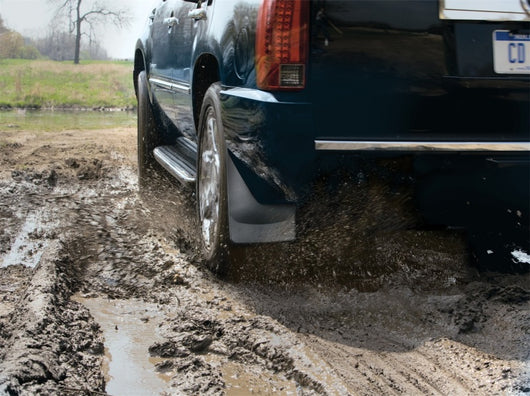 WeatherTech 2015 Chevrolet Colorado w/o Flare No Drill Rear Mudflaps - 120049