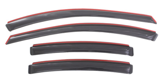 AVS 11-15 Chevy Cruze Ventvisor In-Channel Front & Rear Window Deflectors 4pc - Smoke - 194611