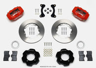 Wilwood Forged Dynalite Front Hat Kit 11.00in Red 95-05 Miata - 140-11704-R