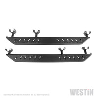 Westin/Snyper 2018+ Jeep Wrangler JL Unlimited 4DR Triple Tube Rock Rail Steps - Textured Black - 42-6025