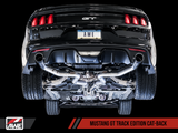 AWE Tuning S550 Mustang GT Cat-back Exhaust - Track Edition (Diamond Black Tips) - 3020-33030