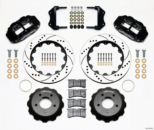 Wilwood Narrow Superlite 6R Front Hat Kit 14.00in Drilled 84-87 Corvette C4 - 140-11919-D