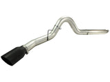 aFe MACHForce XP 5in DPF-Back Stainless Steel Exh Sys, Black tip,Ford Diesel Trucks 08-10 V8-6.4L - 49-43054-B