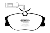 EBC 89-91 Lancia Delta Integrale 2.0L Turbo HF 16V Greenstuff Front Brake Pads - DP21109