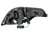 ANZO 2006-2011 Honda Civic LED Taillights Black - 321152