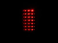 ANZO 2006-2008 Dodge Ram 1500 LED Taillights Black - 311123