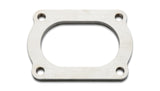 Vibrant T304 SS 4 Bolt Flange for 3in O.D. Oval tubing - 13175S