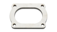 Vibrant T304 SS 4 Bolt Flange for 3in O.D. Oval tubing - 13175S