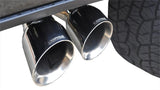 Corsa 2015 Ford F-150 5.0L V8 (Super Crew Cab) Polished Sport Single Side Dual 4in Tips CB Exhaust - 14837