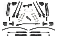Fabtech 17-19 Ford F250/350 4WD Diesel 8in 4 Link System w/Stealth Shocks - K2266M