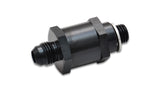 Vibrant Fuel Pump Check Valve -6AN Male Flare to 12mm x 1.5 Metric - 11198