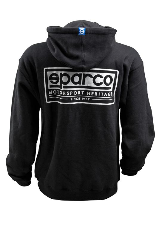 Sparco Swtshrt Hooded Heritage Blk Xx - SP03200NR5XXL