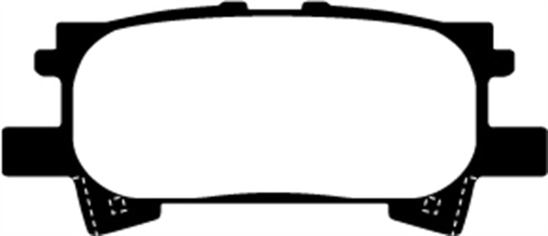 EBC 04-07 Lexus RX330 3.3 Greenstuff Rear Brake Pads - DP61682