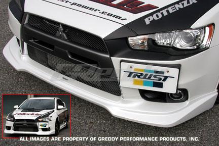 GReddy 08+ Mitsubishi Evolution X Urethane Front Lip Spoiler **Must Ask/Call to Order** - 17030014