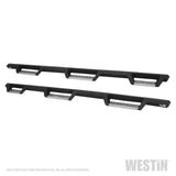 Westin/HDX 17-18 Ford F-250/350 Crew Cab (6.75ft Bed) Stainless Drop Nerf Step Bars - Textured Black - 56-5340252