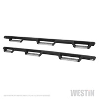Westin/HDX 07-18 Chevrolet Silverado 2500 6.5ft Drop Wheel to Wheel Nerf Step Bars - Textured Black - 56-5345752