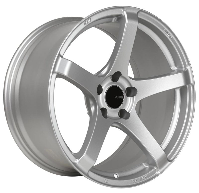 Enkei Kojin 18x8 40mm Offset 5x100 Bolt Pattern 72.6mm Bore Dia Matte Silver Wheel - 476-880-8040SP