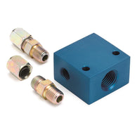 Autometer Temperature Manifofld Adaptor for 3/8 O.D. Tubing - 2286