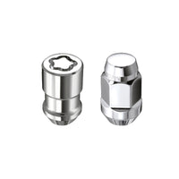 McGard 5 Lug Hex Install Kit w/Locks (Cone Seat Nut / Bulge) 1/2-20 / 3/4 Hex / 1.45in. L - Chrome - 84550