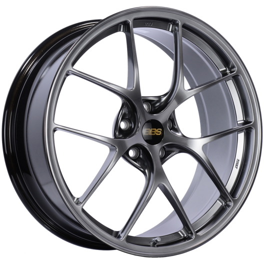 BBS RI-D 20x8.5 5x112 ET50 Diamond Black Wheel -82mm PFS/Clip Required - RI027DBK