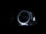 ANZO 2000-2001 Toyota Camry Crystal Headlights w/ Halo Black - 121123