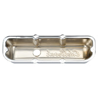 Edelbrock Valve Cover Signature Series Chevrolet 1982-1993 2 8L 60 V6 Chrome - 4488