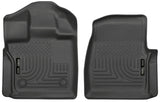 Husky Liners 2015 Ford F-150 Standard Cab Pickup WeatherBeater Front Black Floor Liners - 18351