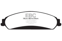 EBC 11+ Chrysler 300 Limited 3.6 4WD Greenstuff Front Brake Pads - DP22139