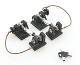 DV8 Offroad 2018+ Jeep JL Locking Hood Hold Downs - D-JL-190001-LK